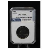 1963 Certified Proof Franklin Silver Half Dollar