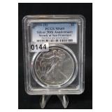 2016-S Certified 1oz .999 Silver Eagle