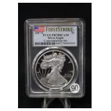 2017-S PR70DCAM Certified 1oz .999 Silver Eagle