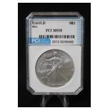 2014 Certified 1oz .999 Silver Eagle