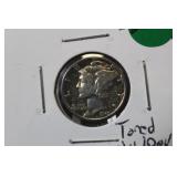 1945 Mercury Silver Dime