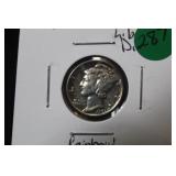 1943 Mercury Silver Dime