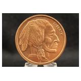 1oz .999 Copper Buffalo Coin
