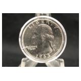 1963 Uncirculated Washington Silver Quarter