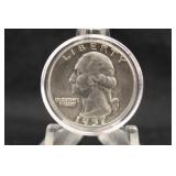 1957-D Washington Silver Quarter