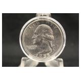 1955 Uncirculated Washington Silver Quarter