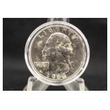 1963-D Uncirculated Washington Silver Quarter