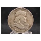 1951-S Franklin Silver Half Dollar