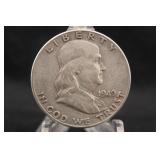 1949 Franklin Silver Half Dollar