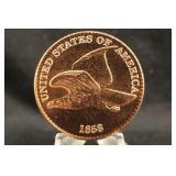 1oz .999 Pure Copper Round