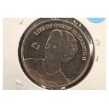 2012 2 pound Life of Elizabeth Coin