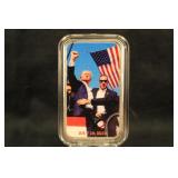 1oz .999 Silver TRUMP Bar