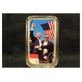 1oz .999 Silver TRUMP Bar