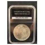 1921 Uncirculated Morgan Silver Dollar