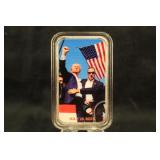 1oz .999 Silver TRUMP Bar