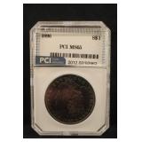 1896 Super Toned Certified Morgan Silver Dollar