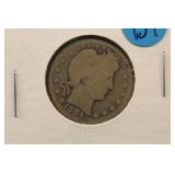 1901 Silver Barber Quarter
