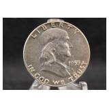 1955 Franklin Silver Half Dollar