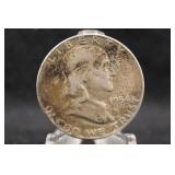 1954-S Franklin Silver Half Dollar