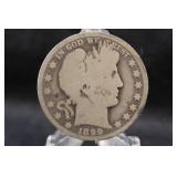 1899 Silver Barber Half Dollar
