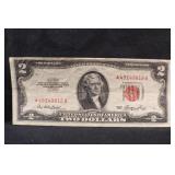 1953 2$ Red Seal Note