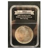 1898 Uncirculated Morgan Silver Dollar