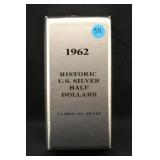 1962 Franklin Silver Half Dollars 1 Troy OZ