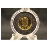 2005 1/25oz .9999 Gold Canada 50 Cent Coin
