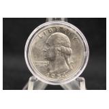 1954-S Uncirculated Washington Silver Quarter