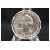 1963-D Washington Silver Quarter