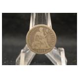 1877 Silver Seated Liberty Dime