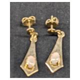 1/20 14K GF Opal Earrings
