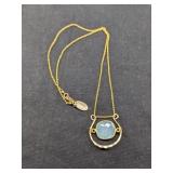 1/20 GF Necklace - Lovely Green Stone  - Laura J.