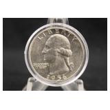 1956 Uncirculated Washington Silver Quarter