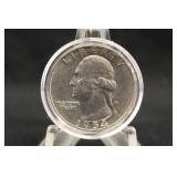 1954-D Uncirculated Washington Silver Quarter