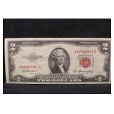 1953 $2 Red Seal Note