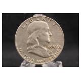 1959 Franklin Silver Half Dollar
