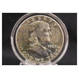 1963-D Franklin Silver Half Dollar