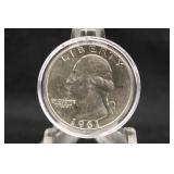 1961 Uncirculated Washington Silver Quarter