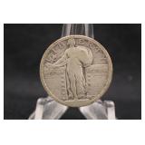 1918-D Standing Liberty Silver Quarter
