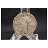 1918-D Standing Liberty Silver Quarter