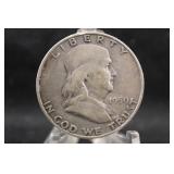 1950-D Silver Franklin Half Dollar