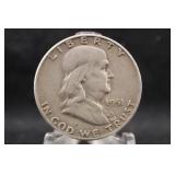 1951 Silver Franklin Half Dollar