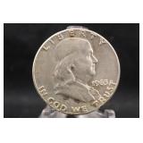 1963 Silver Franklin Half Dollar