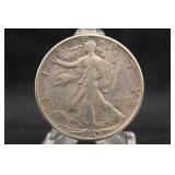 1945 Walking Liberty Silver Half Dollar