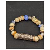 Semi-Precious Stones Stretch Bracelet with