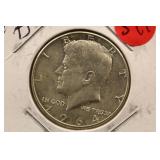 1964-D Silver Kennedy Half Dollar