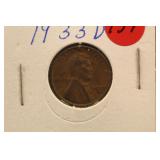 1933-D Lincoln Wheat Cent