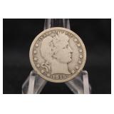 1915-D Silver Barber Quarter