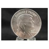 1oz .999 Silver Donald J. Trump Coin